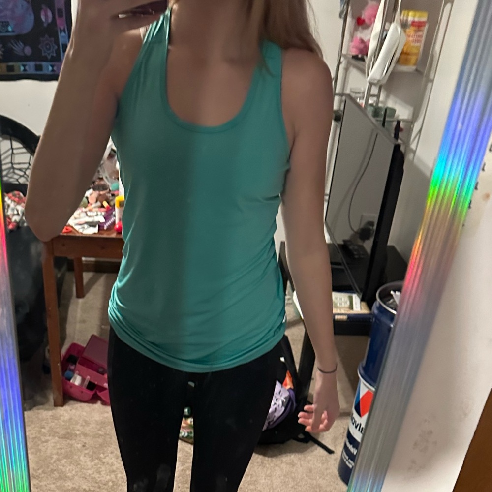 Teal Tank Top Racerback
